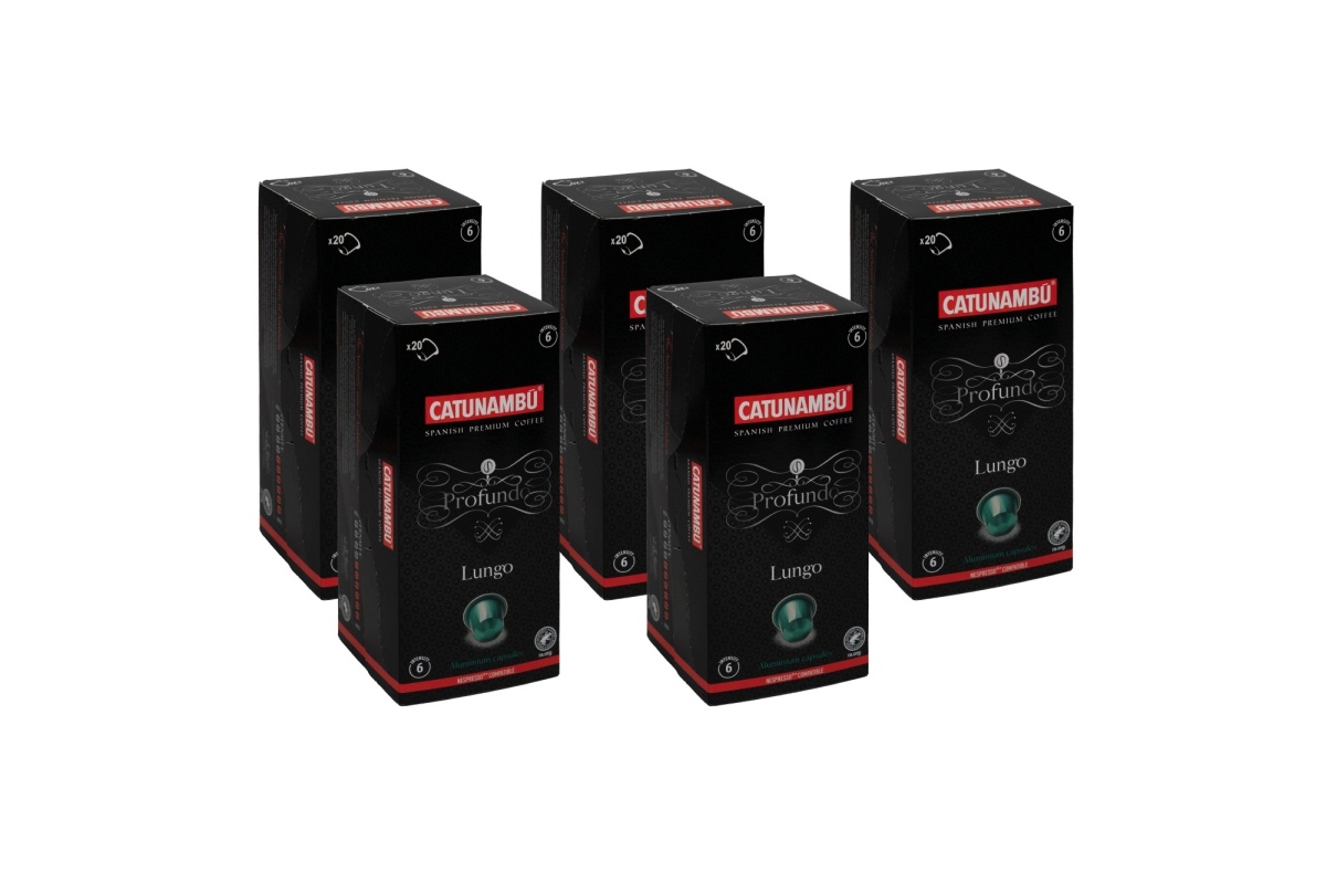 Catunambu Nespresso cups Lungo Profundo 5 x 20 stuks
